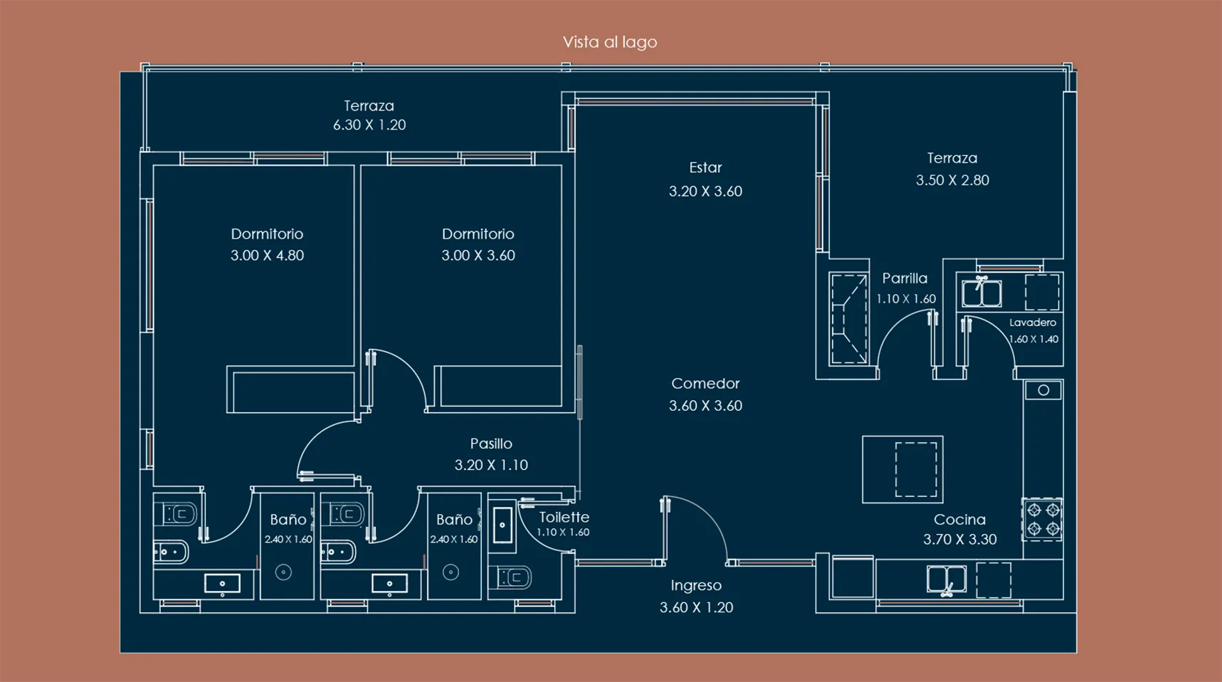 Planta Residencia Lago