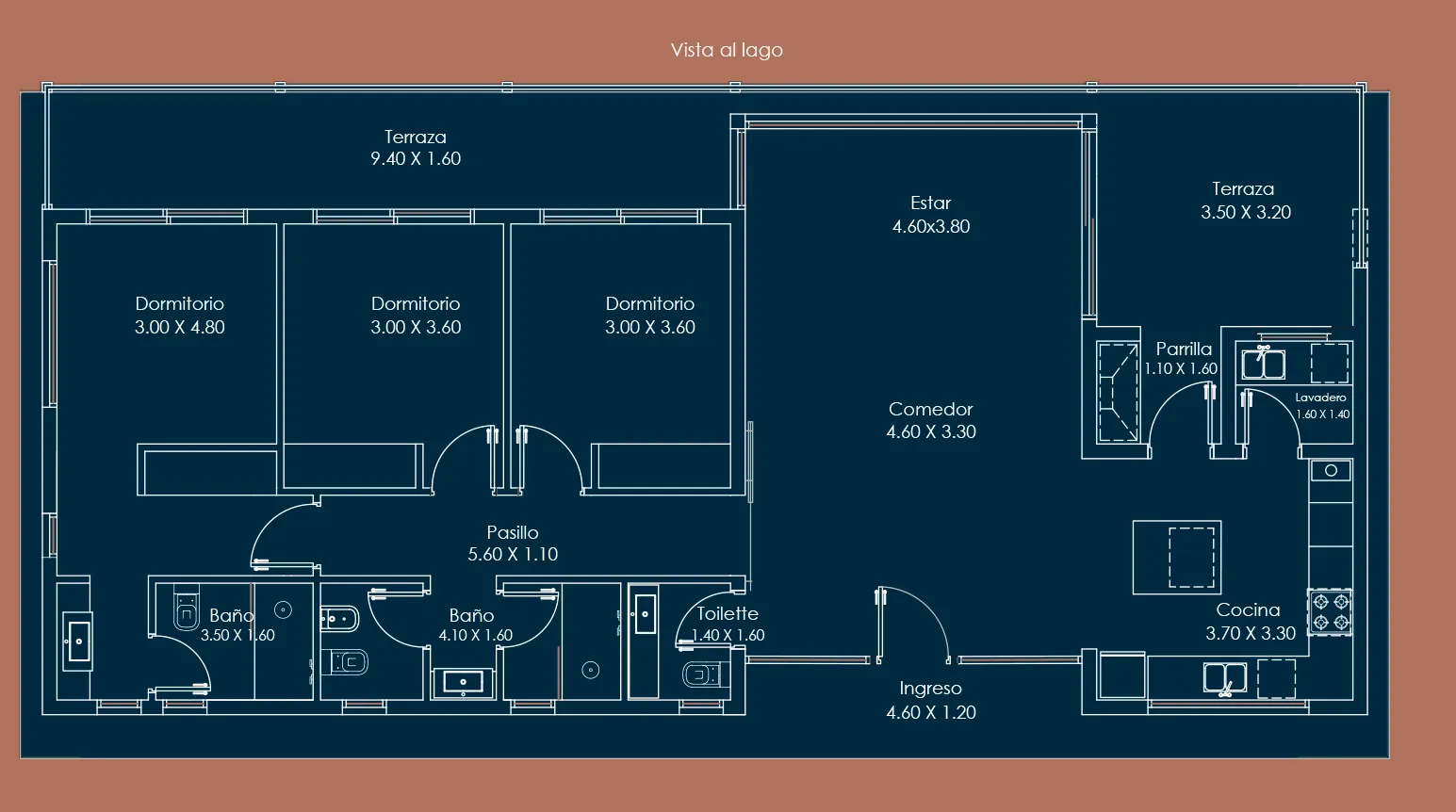 Planta Residencia Glaciar